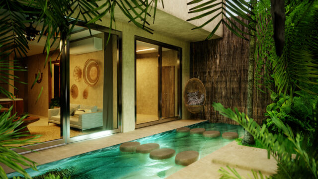 Zen Luxury Swim up Garden