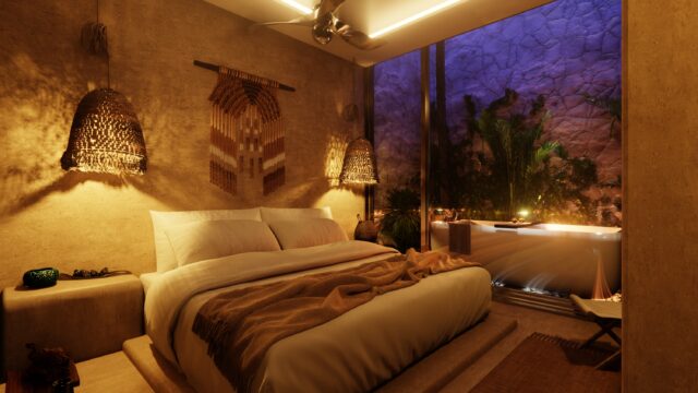 Hunab Ku Sanctuary: Deluxe swim up apartment with LO system