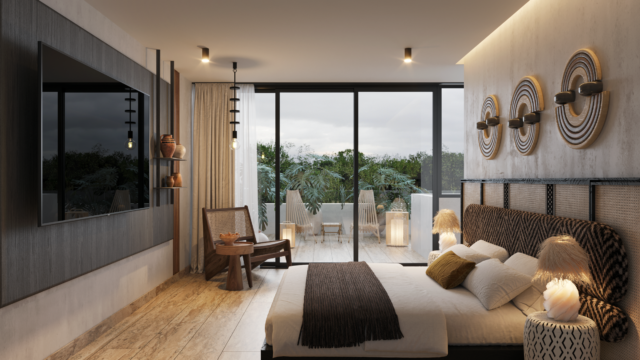 Narai: Luxury Penthouse lock off  in Tulum