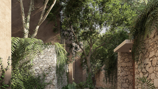 PASILLO INTERIOR CONDOMINIO KOKOON BOHEMIO