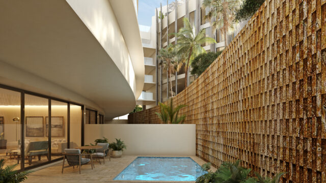 Marila: Apartment with lock off system and private pool