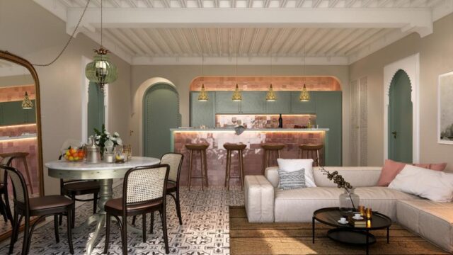 Moroccan style 2 Bedroom apartment