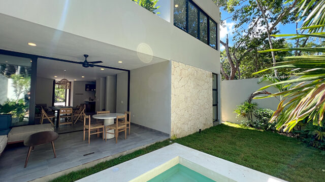 “Luxury 4-Bedroom Villa in Tulum with Private Pool Investment Opportunity”