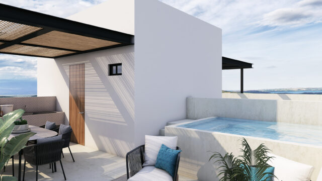 Roof top with pool 1