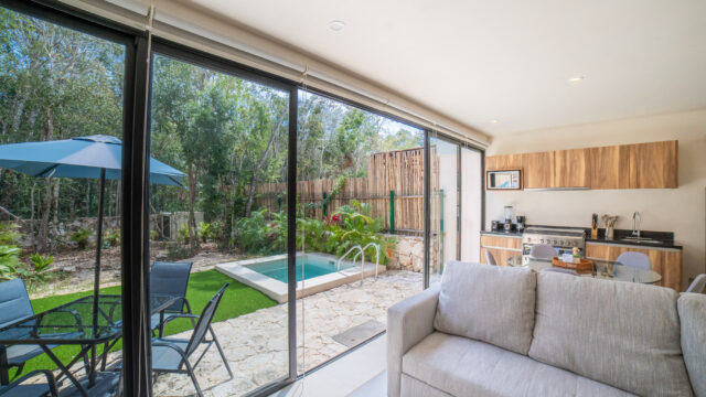 Superbe villa de deux chambres dans Tulum, disponible immédiatement