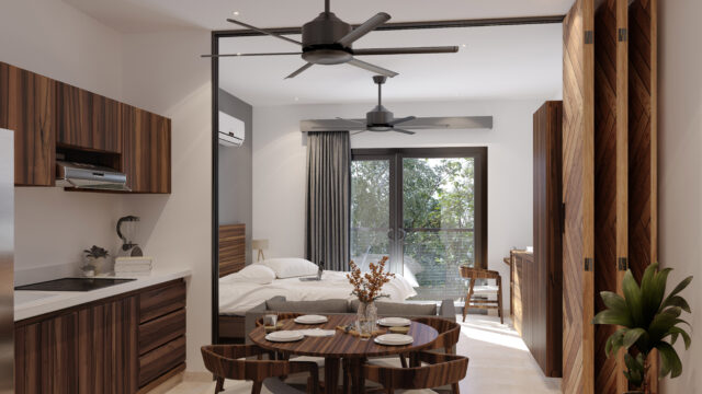 One-Bedroom Apartment in Tulum – Versatile Design and Prime Location