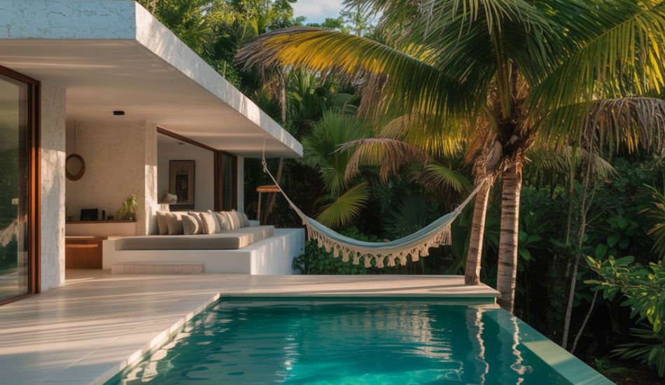 Luxury retirement property in Tulum surrounded by nature