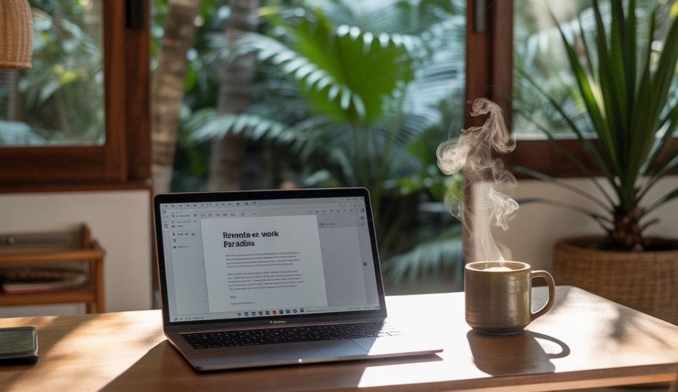 Fully furnished Tulum apartments for rent with remote work setup and jungle view