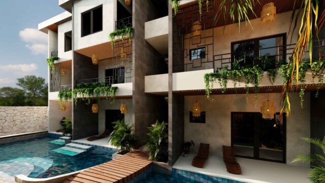 Condo de 1 Recámara con Swim-Up o Plunge Pool en Tulum – Entrega Próxima